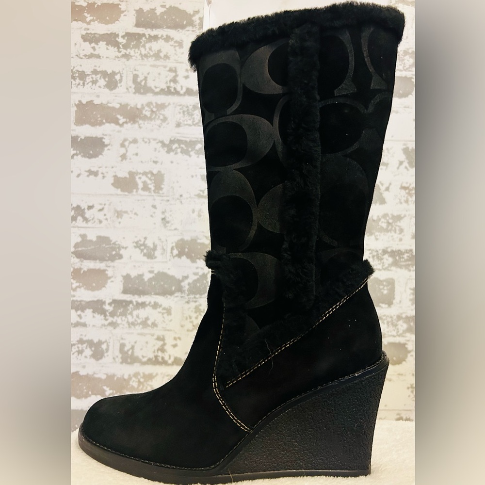 Coach Jordana Signature boots 7.5